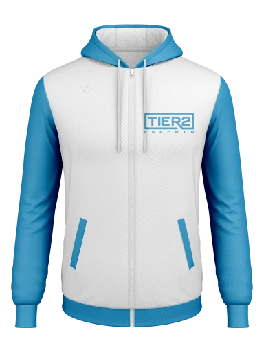Tier 2 Team Store Full Zip Poly Fleece Hoodie preview, front