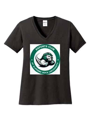 Women's Core Cotton V-Neck Tee preview, front