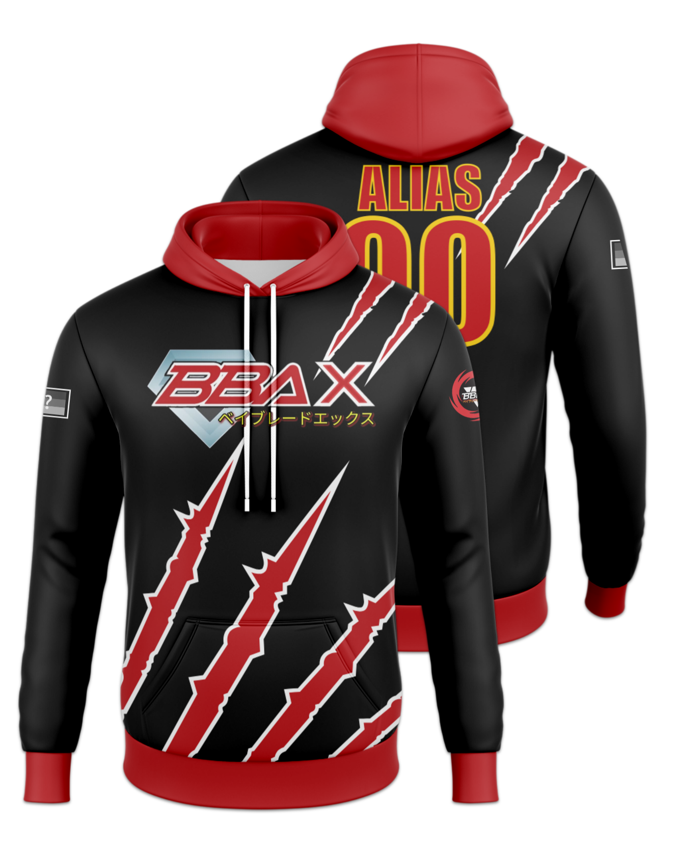 Rendered product preview, stack