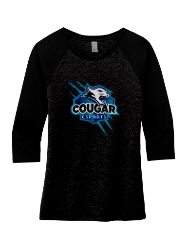 Women's Perfect Tri 3/4-Sleeve Raglan preview, front