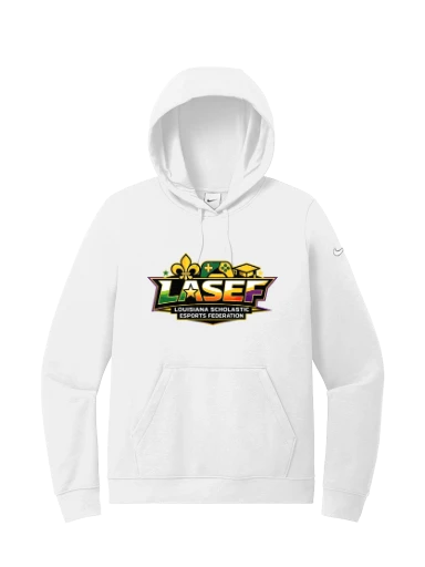 LASEF Nike Women's Club Fleece Sleeve Swoosh Pullover Hoodie preview, front
