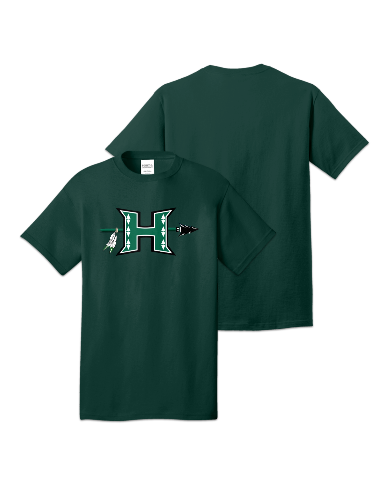 Rendered product preview, stack