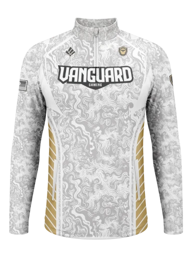 Vanguard 2026-27 White Out Long Sleeve 1/4 Zip preview, front