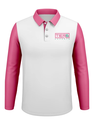 Tier 6 Team Store Men's Long Sleeve Polo preview, front
