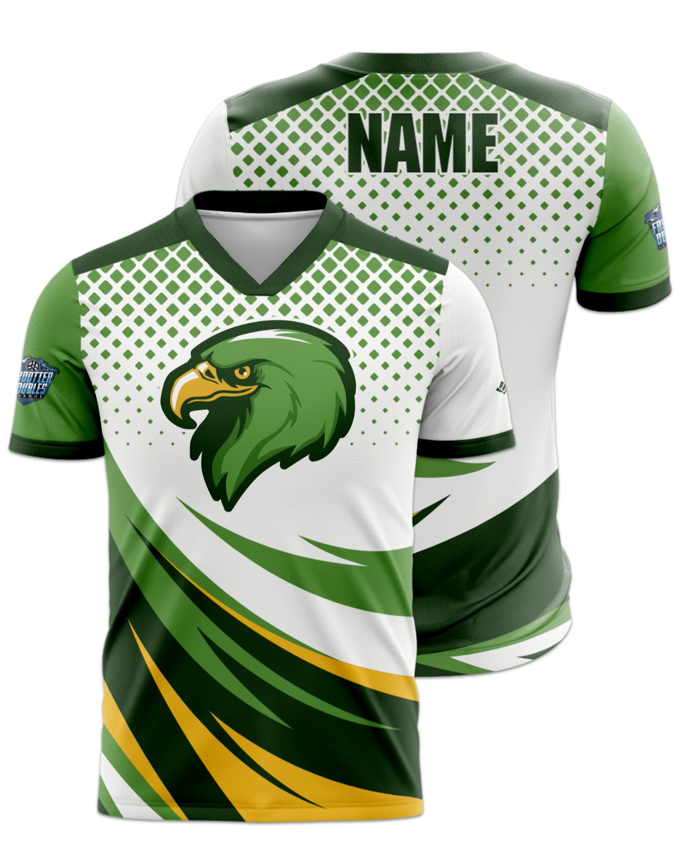 Rendered product preview, stack