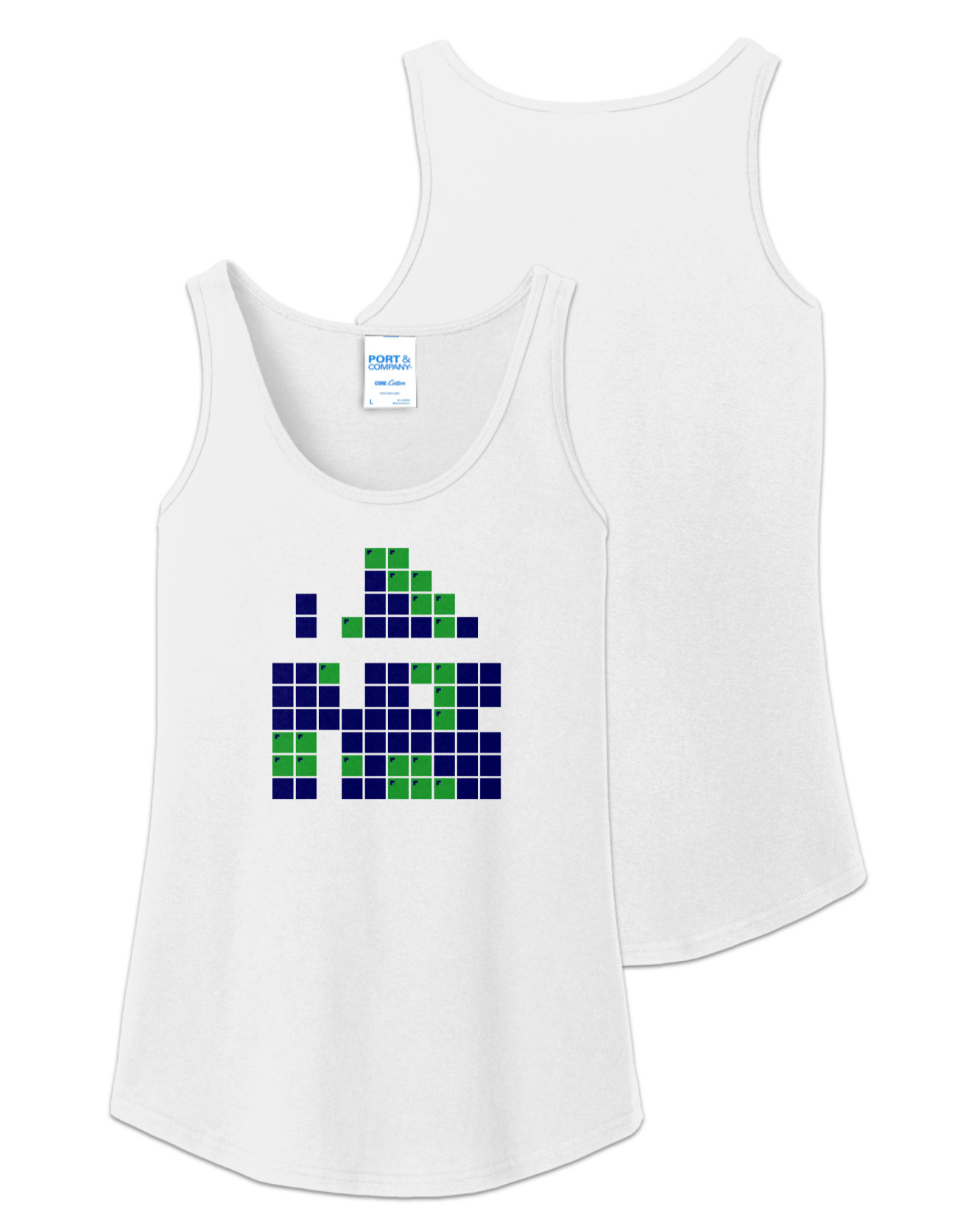 Rendered product preview, stack