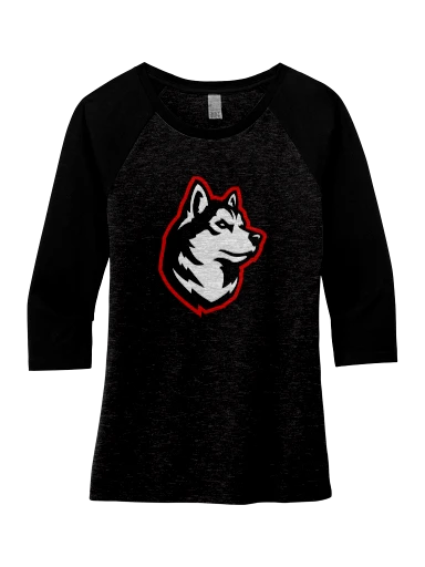 Women's Perfect Tri 3/4-Sleeve Raglan preview, front