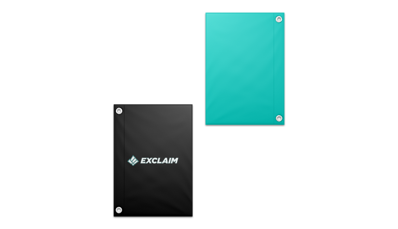 Rendered product preview, stack