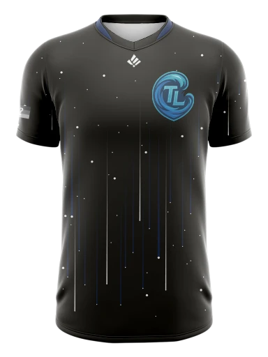 Split Collar Esports Jersey preview, front