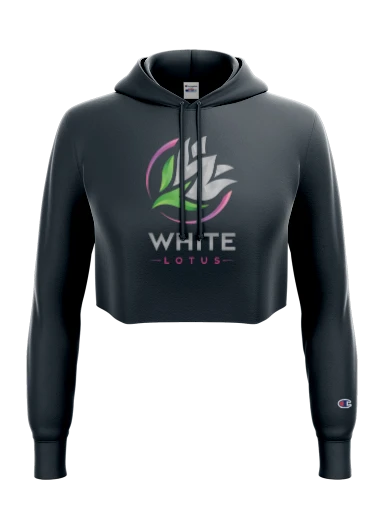 Champion Women's Reverse Weave Cropped Cut-Off Hooded Sweatshirt preview, front