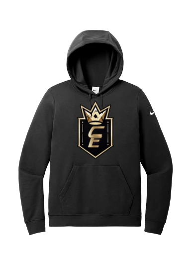 Nike Women's Club Fleece Sleeve Swoosh Pullover Hoodie preview, front