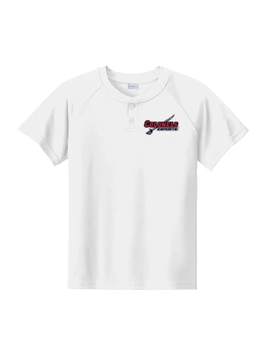 Sport-Tek Youth PosiCharge Competitor 2-Button Henley preview, front