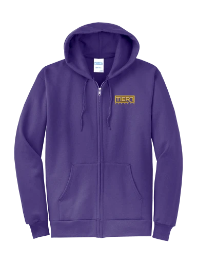 Tier 7 Fundraising Store Core Fleece Full-Zip Hooded Sweatshirt preview, front