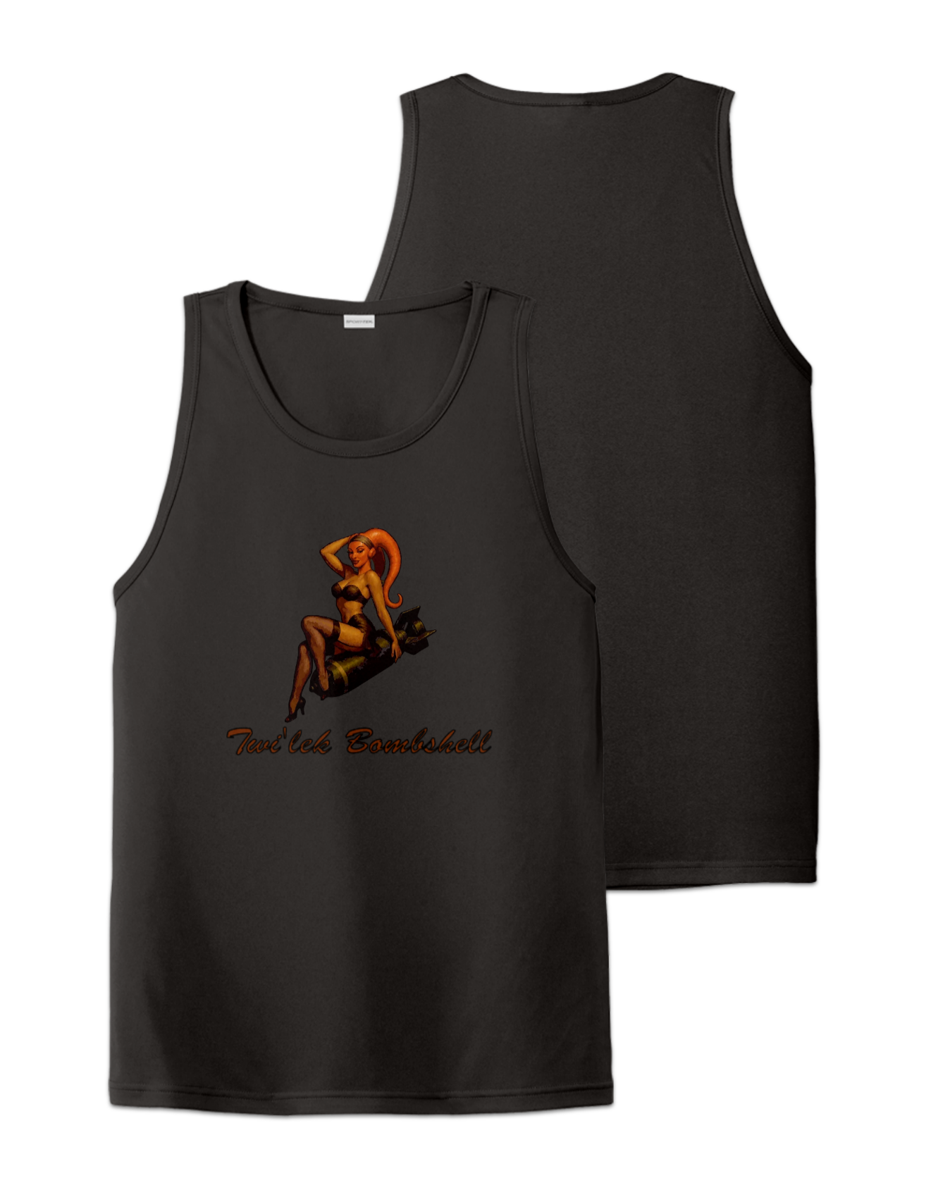 Rendered product preview, stack