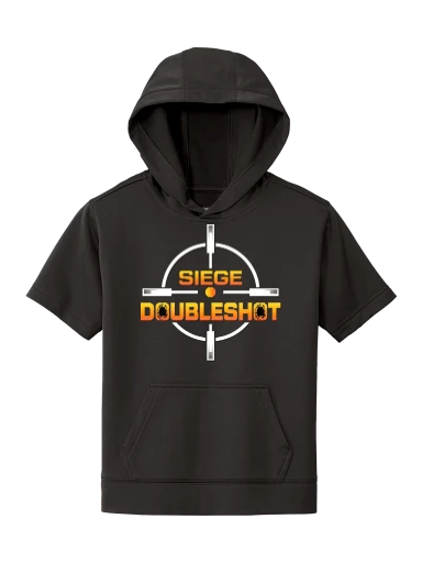 Sport-Tek Youth Sport-Wick Fleece Short Sleeve Hooded Pullover preview, front
