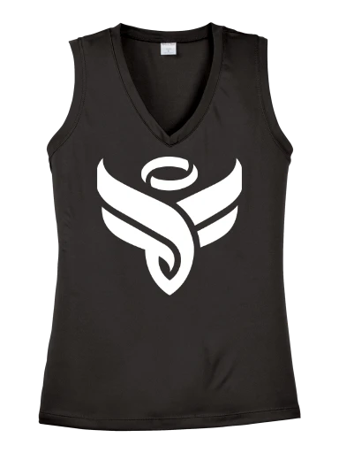 Sport-Tek Women's Sleeveless PosiCharge Competitor V-Neck Tee preview, front