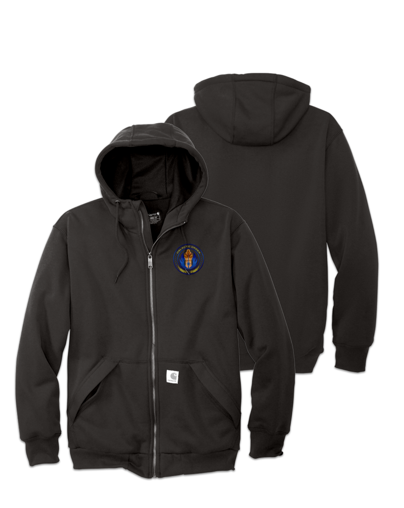 Rendered product preview, stack