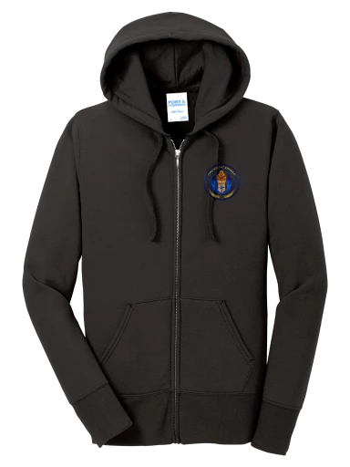 Port & Co Women's Core Fleece Full-Zip Hooded Sweatshirt preview, front