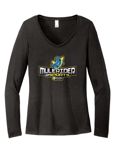 Women's Perfect Tri Long Sleeve V-Neck Tee preview, front