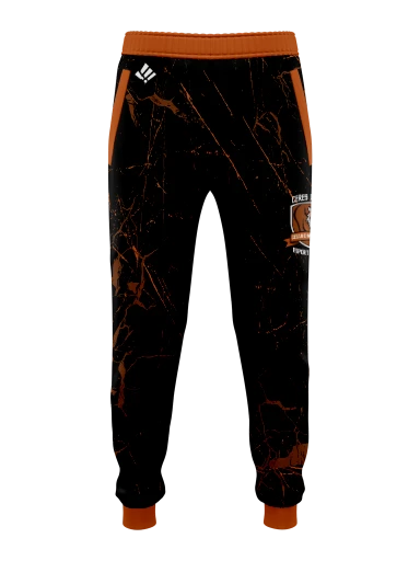 Custom Sublimated Men's Feels Like Cotton Joggers preview, front
