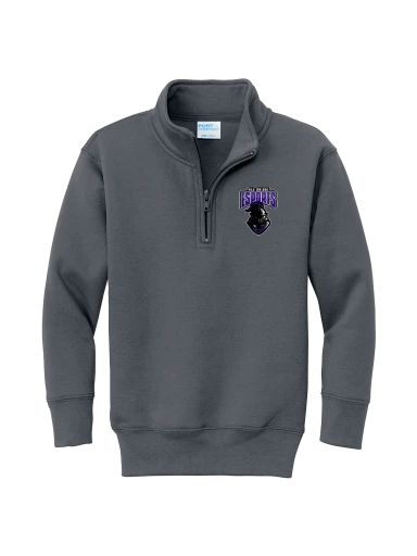 Youth Core Fleece 1/4-Zip Pullover Sweatshirt preview, front