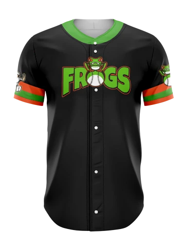 Sublimated Full Button Baseball Jersey preview, front