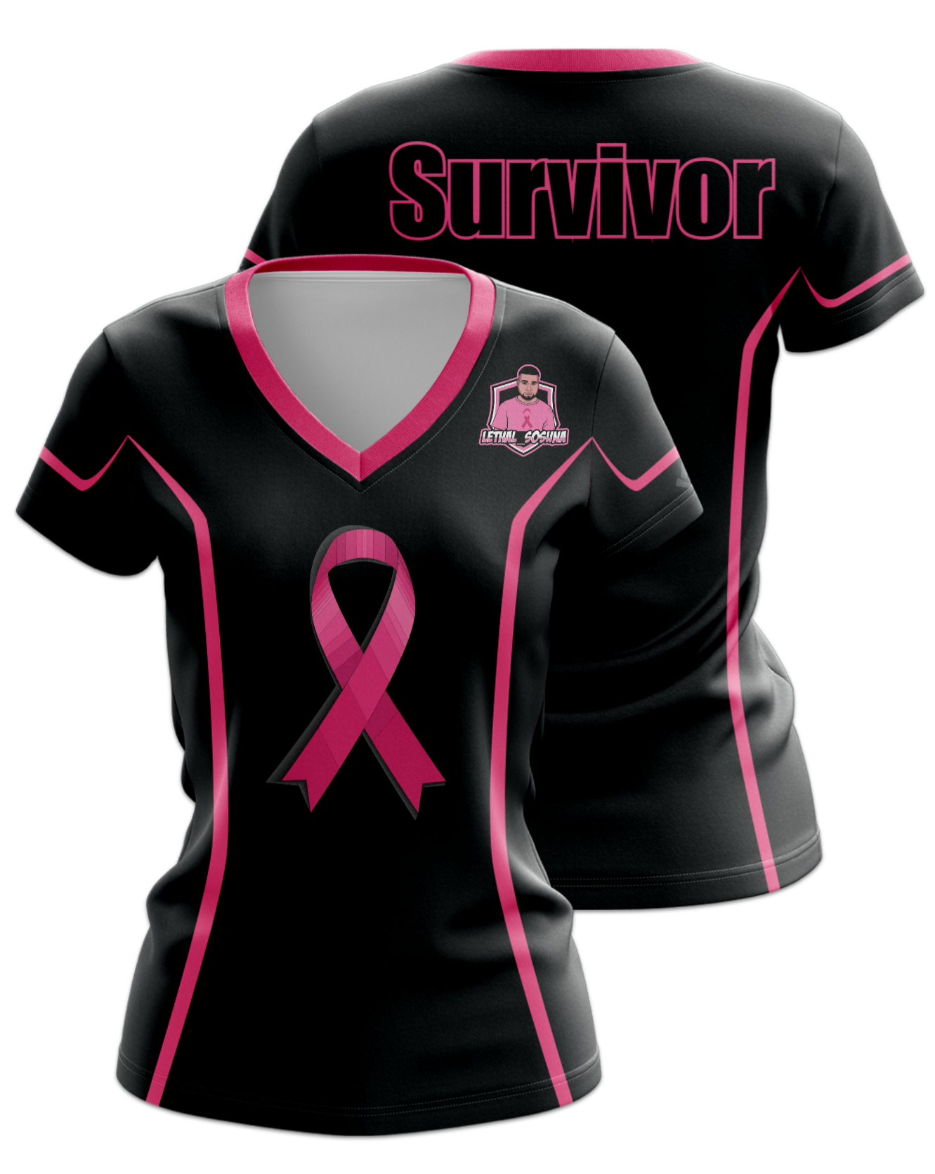 Rendered product preview, stack