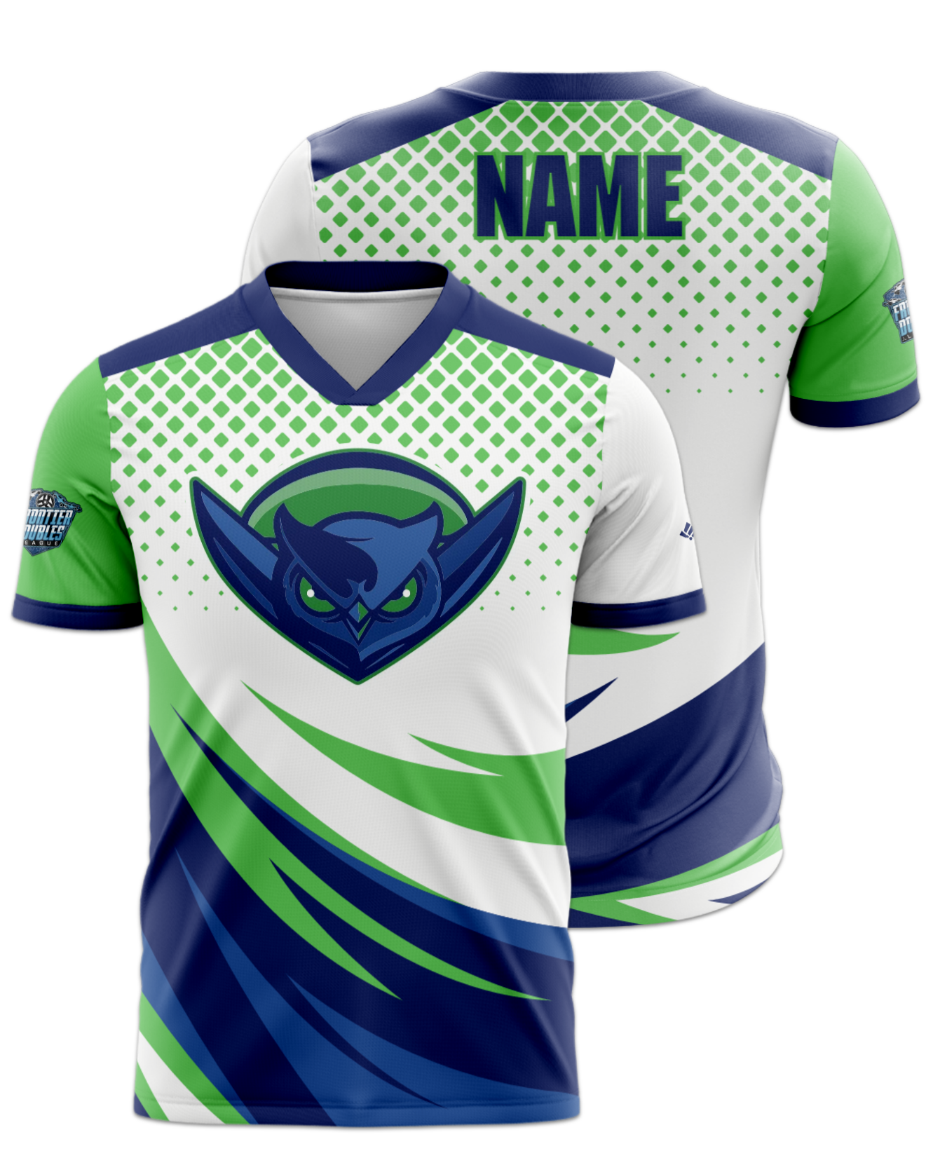 Rendered product preview, stack