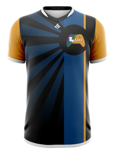 Dual Collar Esports Jersey preview, front