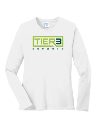Tier 3 Fan Store Women's Long Sleeve Core Cotton Tee preview, front