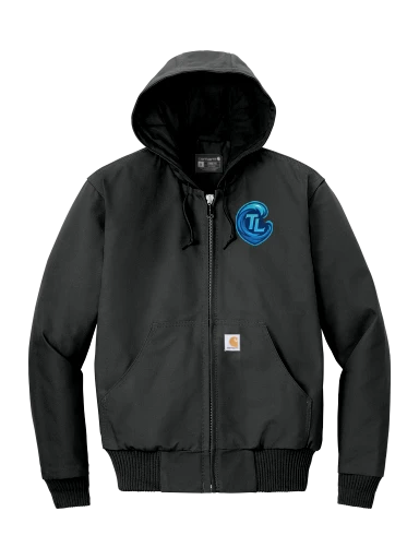 Carhartt Tall Quilted-Flannel-Lined Duck Active Jacket preview, front