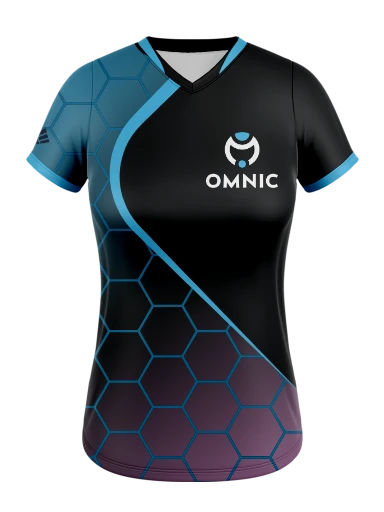 Womans Dual Collar Esports Jersey preview, front