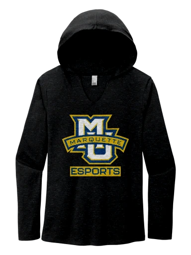 District Women's Perfect Tri Long Sleeve Hoodie preview, front