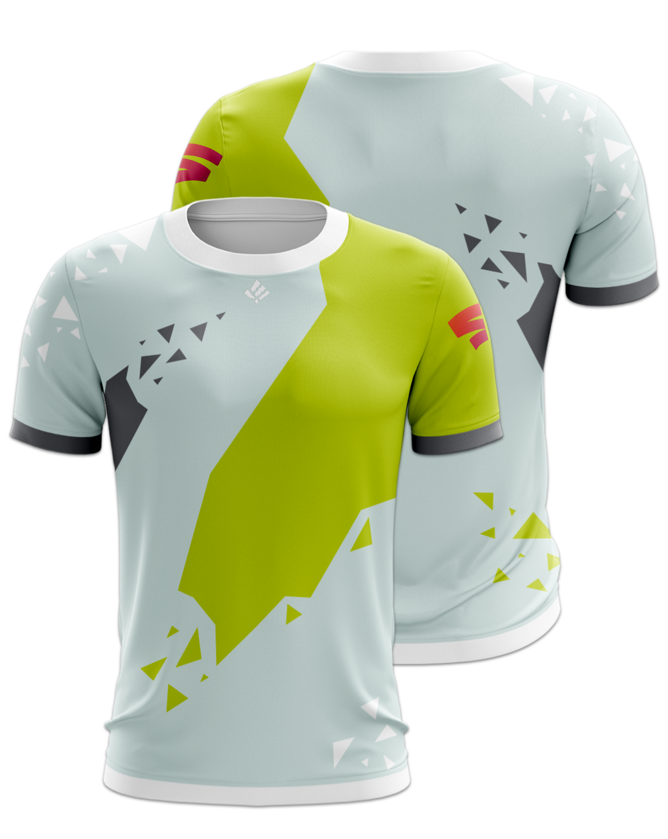 Rendered product preview, stack