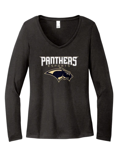 Women's Perfect Tri Long Sleeve V-Neck Tee preview, front