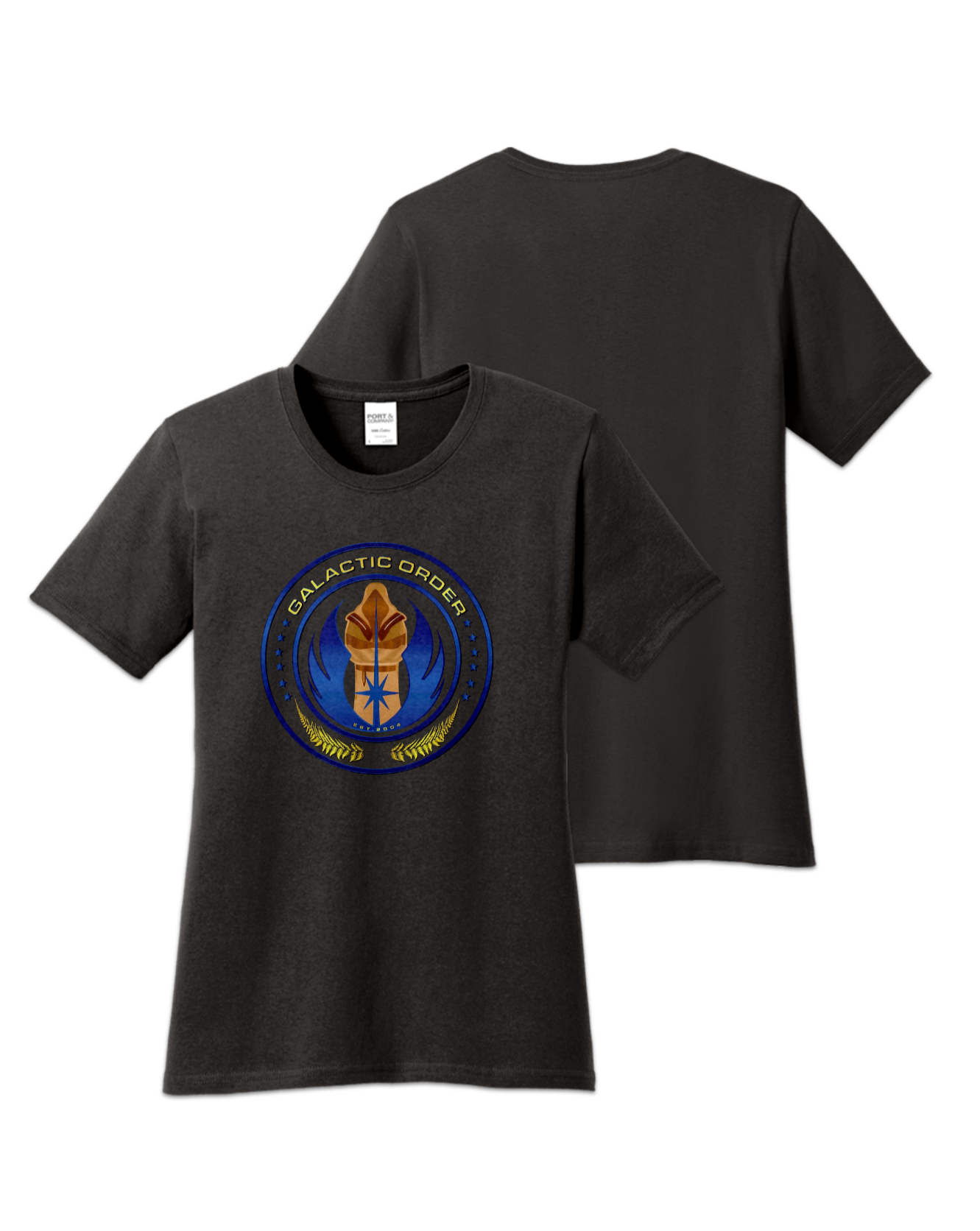 Rendered product preview, stack