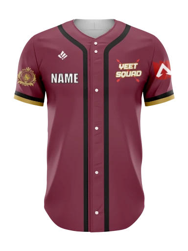 Yeet Squad Baseball Jersey preview, front