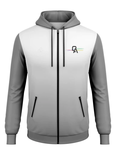Men's Full Zip Poly Fleece Hoodie preview, front