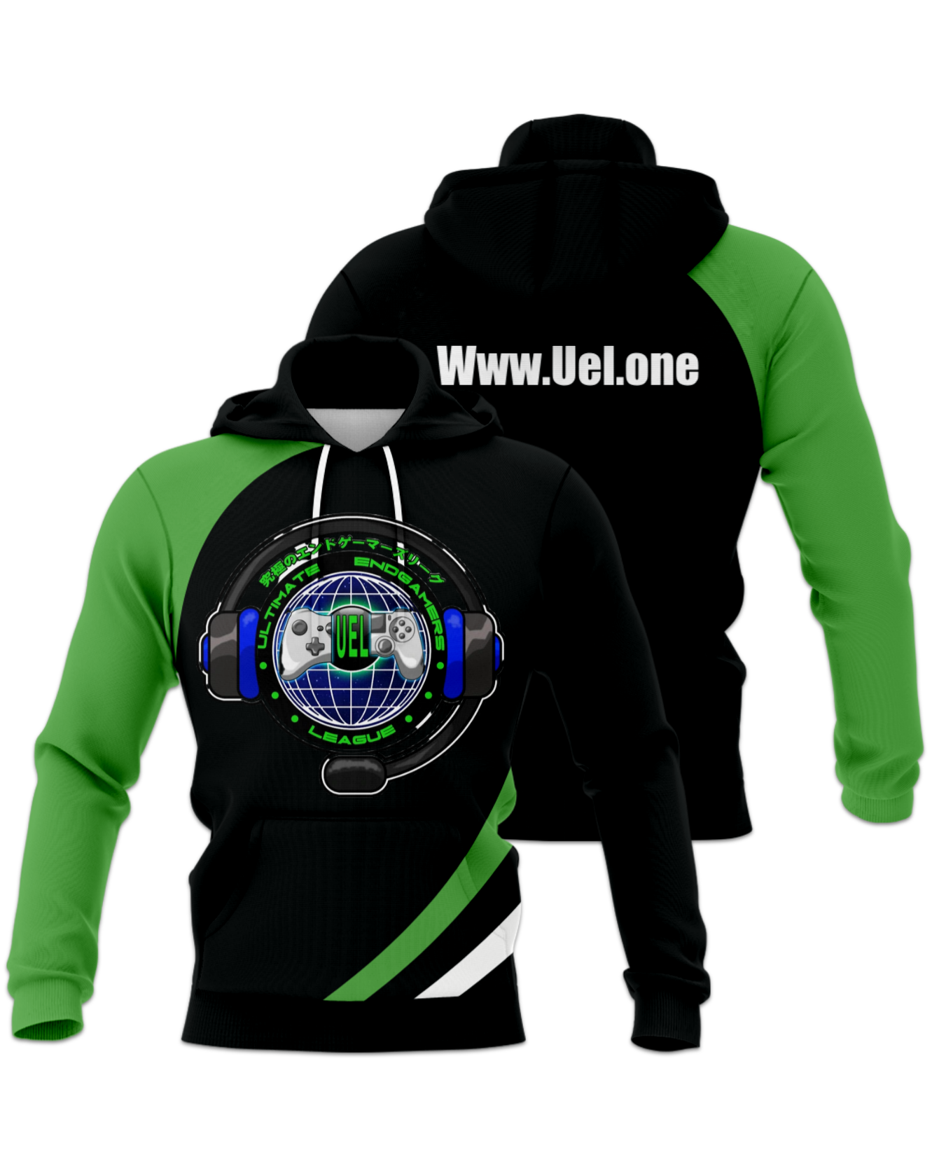 Rendered product preview, stack