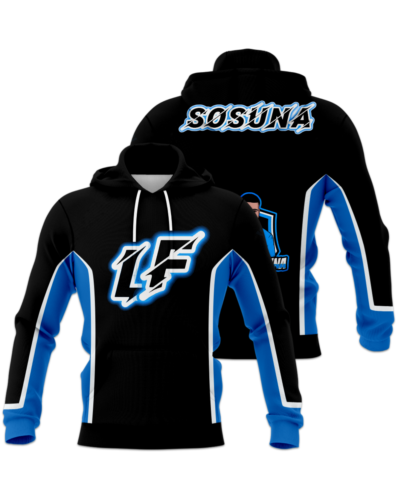 Rendered product preview, stack