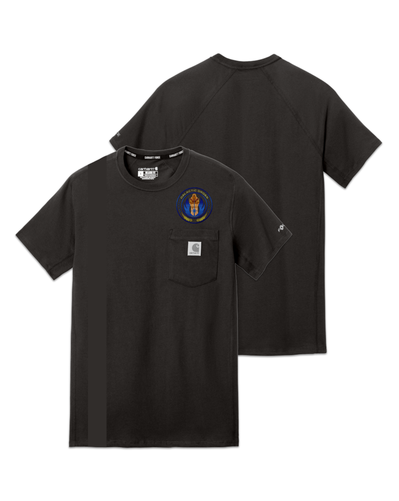 Rendered product preview, stack