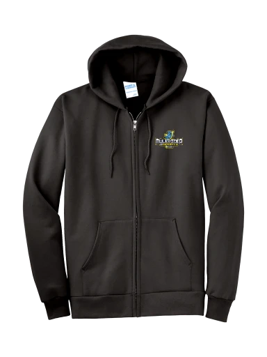 Tall Essential Fleece Full-Zip Hooded Sweatshirt preview, front