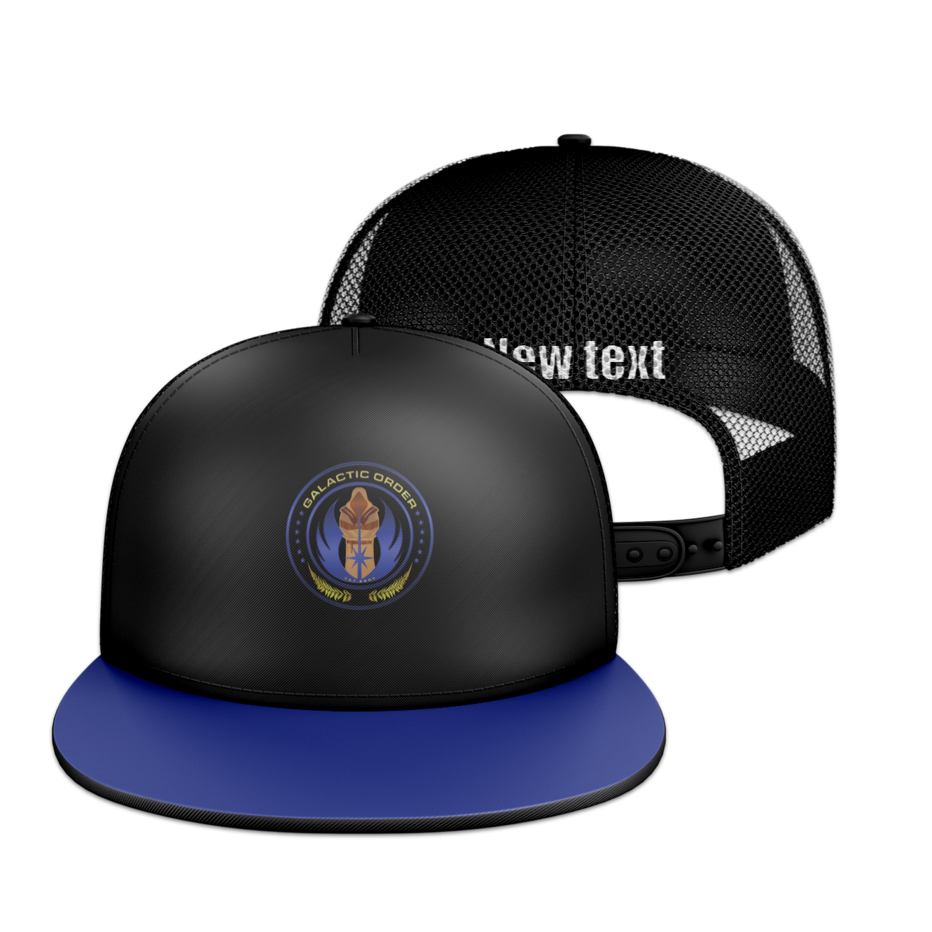 Rendered product preview, stack