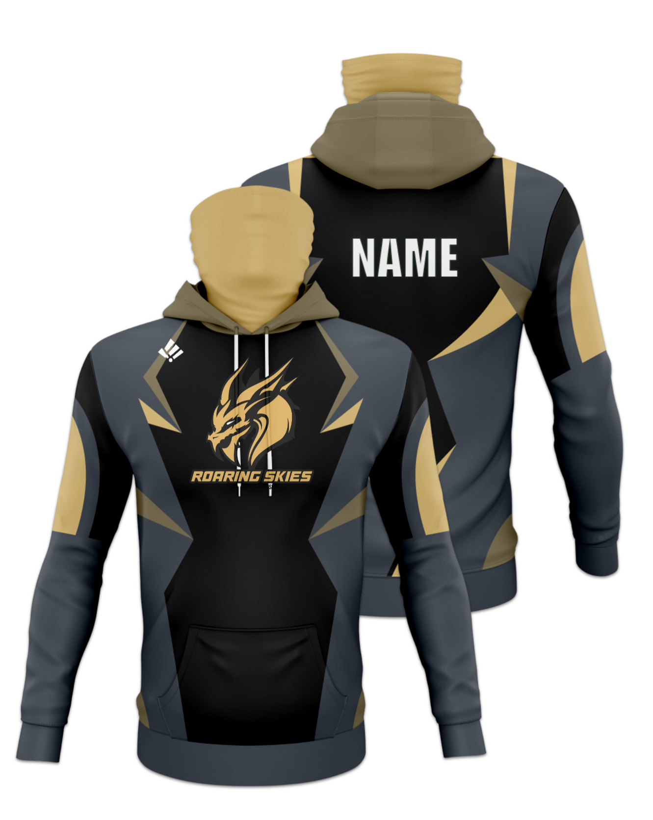 Rendered product preview, stack