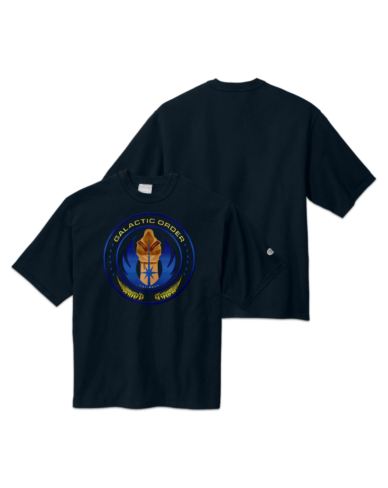 Rendered product preview, stack