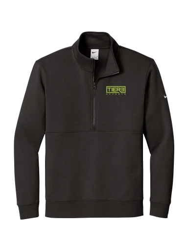 Tier 3 Fan Store Nike Club Fleece Sleeve Swoosh 1/2-Zip preview, front