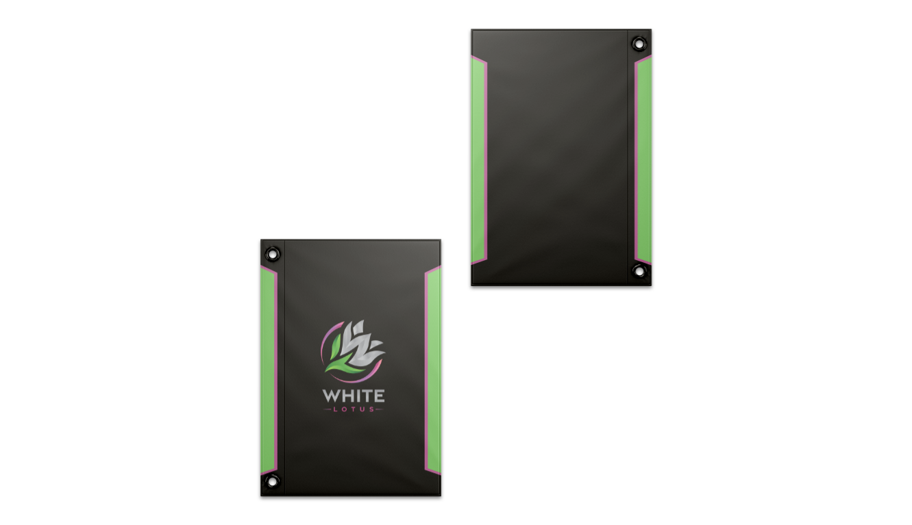 Rendered product preview, stack