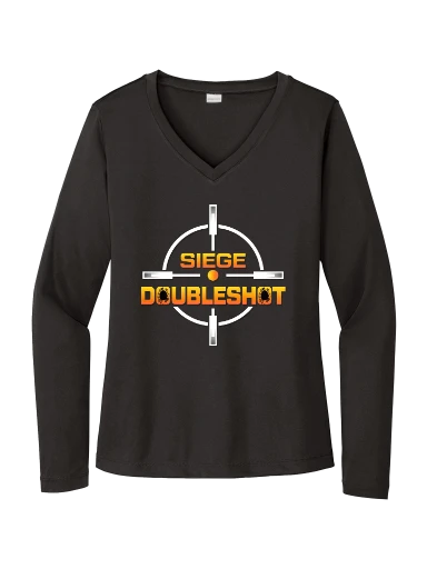 Sport-Tek Women's Long Sleeve PosiCharge Competitor V-Neck Tee preview, front