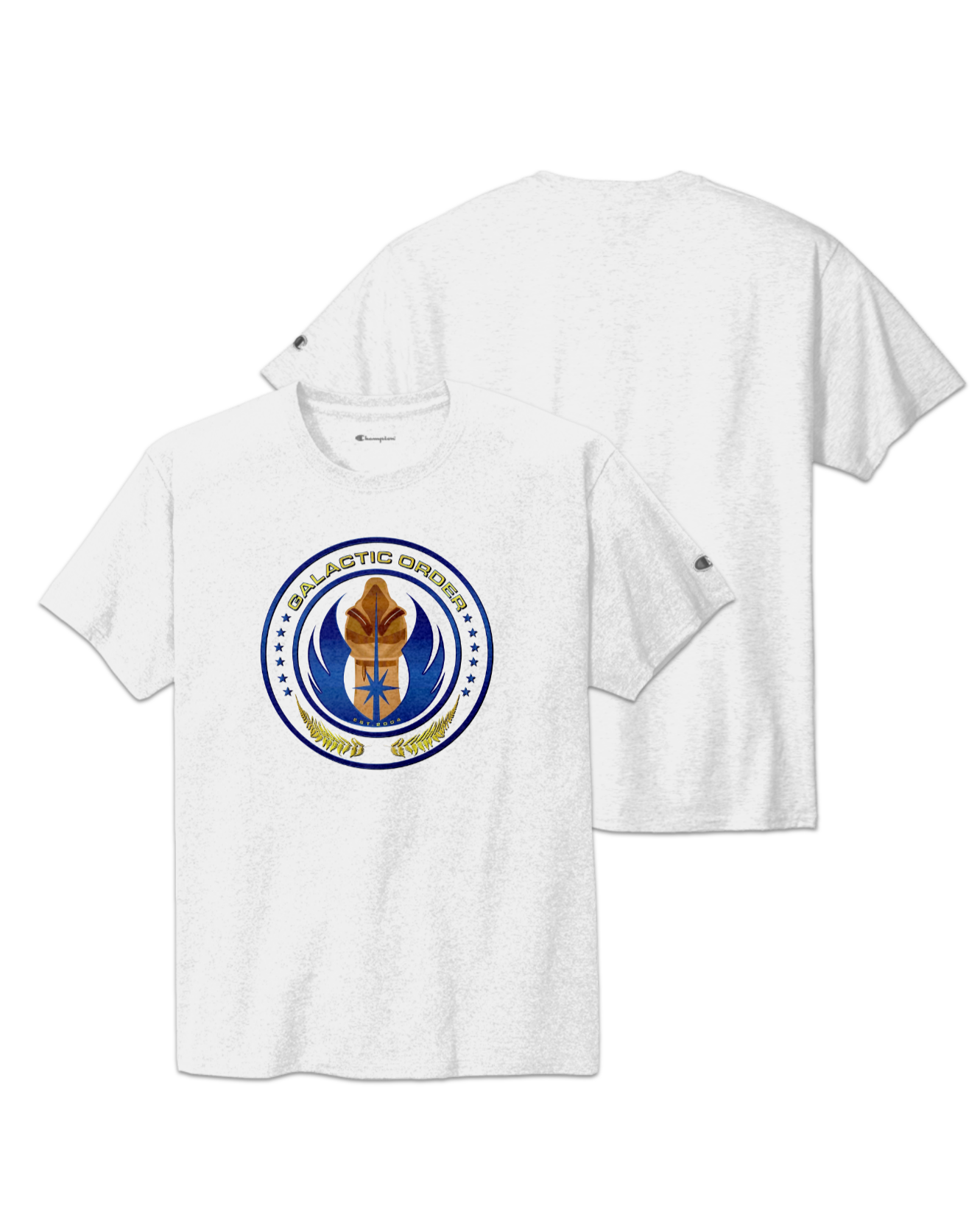 Rendered product preview, stack