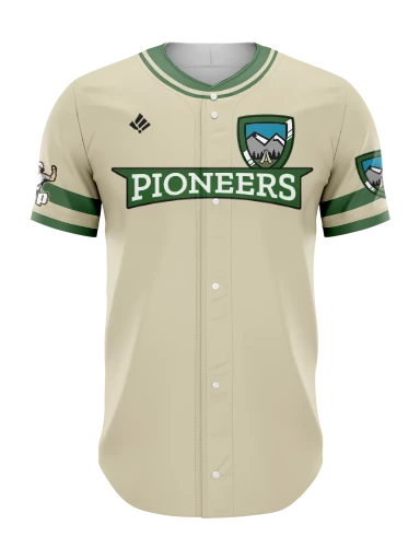 Sublimated Full Button Baseball Jersey preview, front